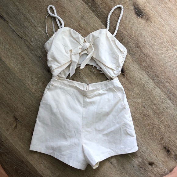Lovers + Friends White Romper - Picture 3 of 7